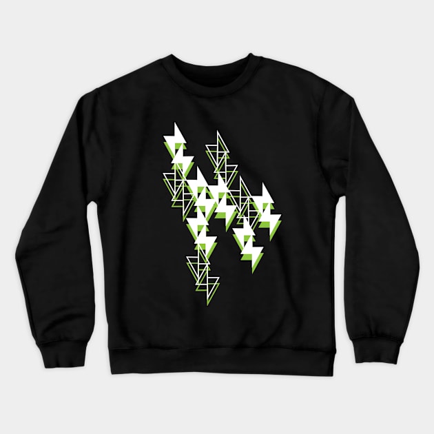 Triangles Crewneck Sweatshirt by AMDesigns